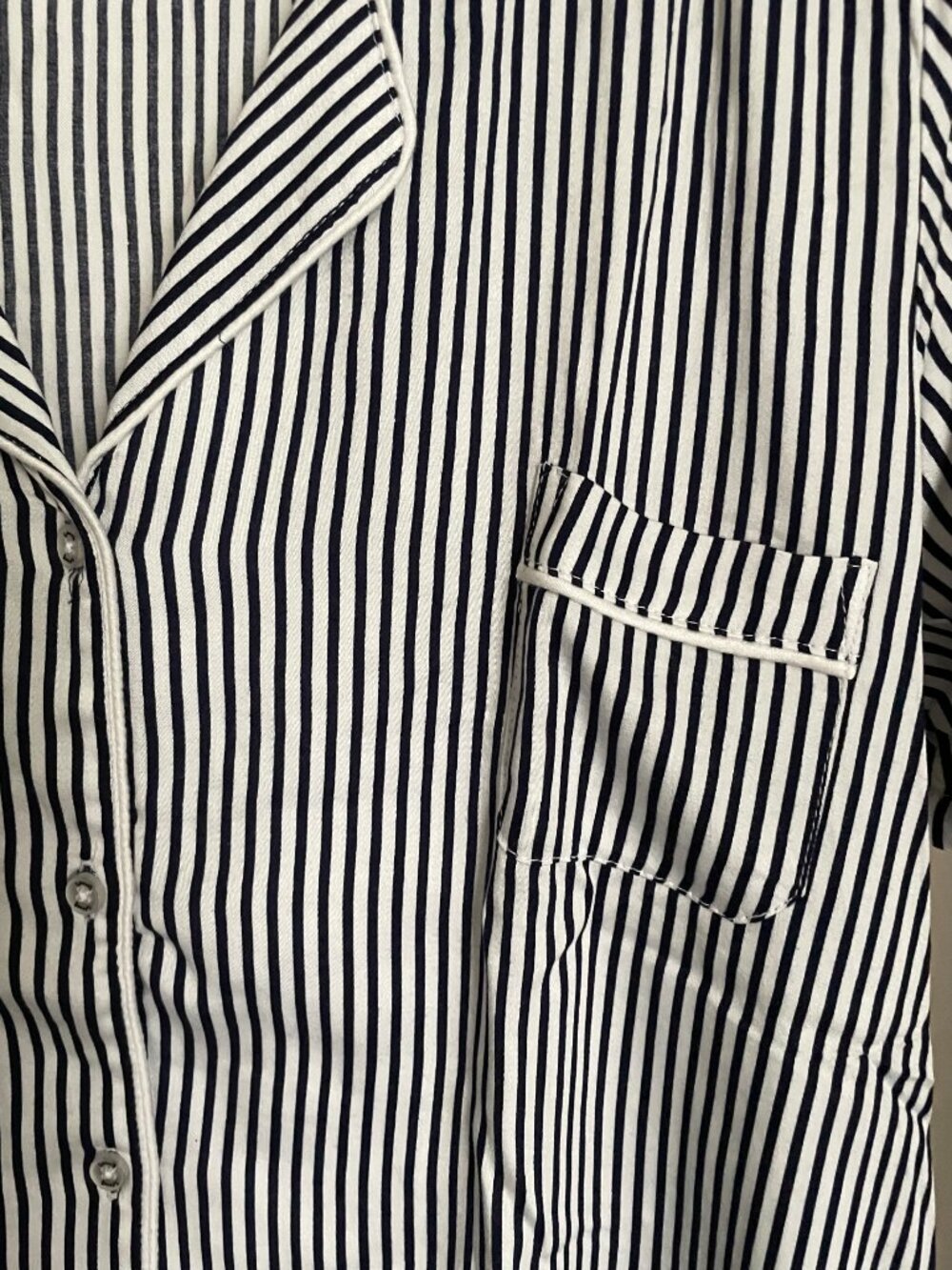 Splendid Heavenly Navy Blue and White Striped Pajama Set - Picture 14 of 16